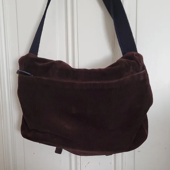 Barneys New York Brown Messenger Bag Classic Design